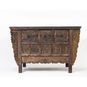 CHINESE SIDE CHEST WITH THREE DRAWERS