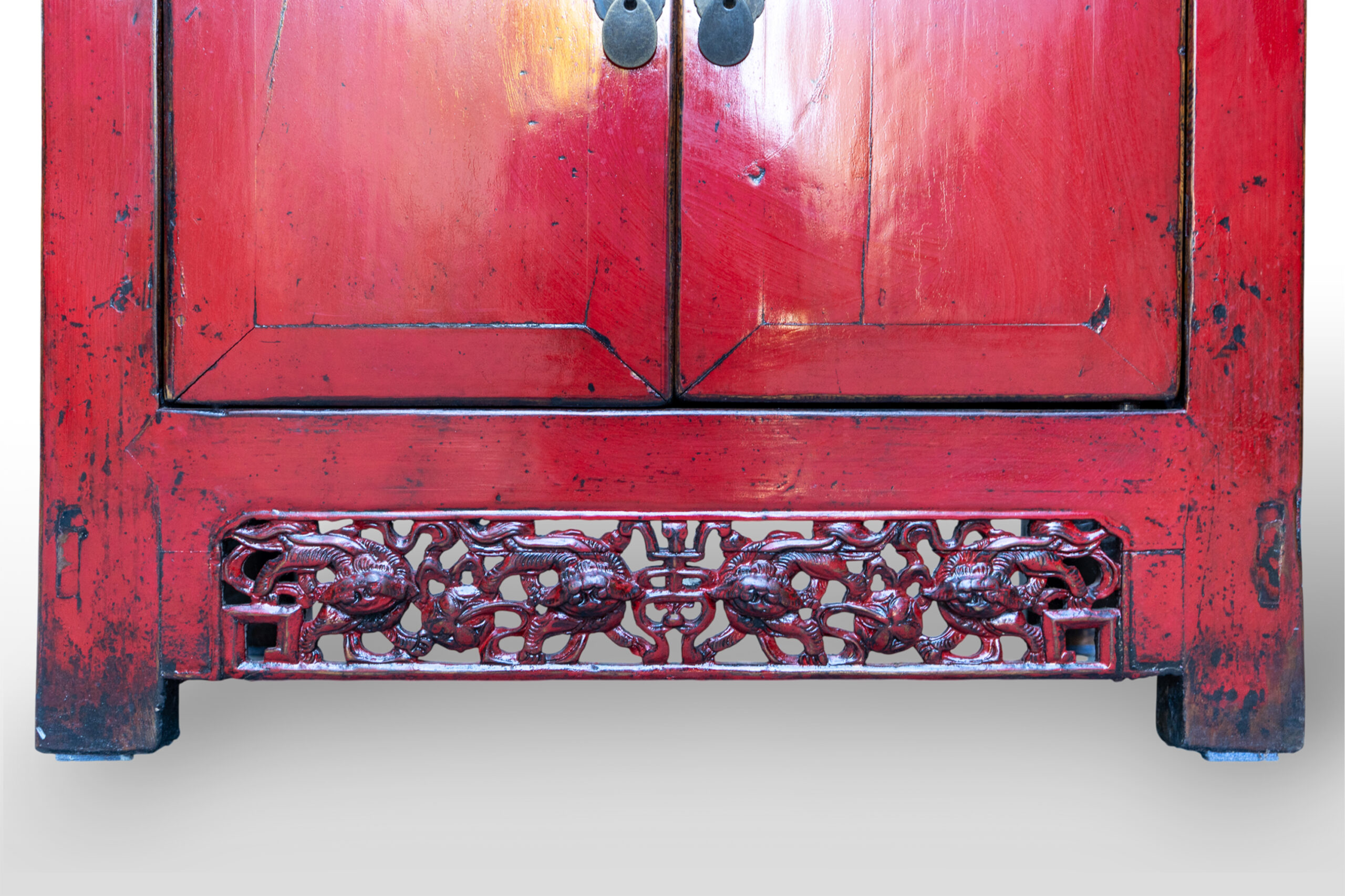 Red Sideboard Cabinet - Image 7