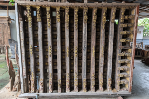 Wooden ceiling panel
