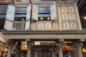 Carved Balcony Façade