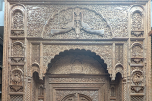 Carved Entrance Door