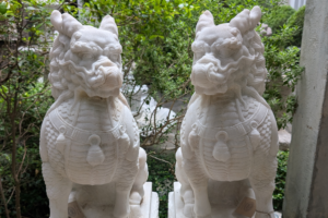 Marble Guardian Pair