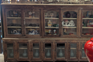 Glass door cabinet