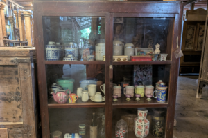 Burmese Glass Cabinet