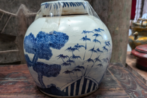 Landscape Tea Jar