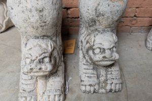 Reclining Lion Pair