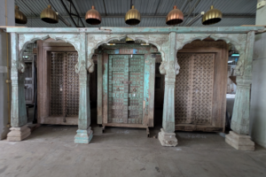 Wooden archway