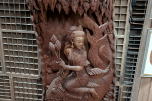 Carved Deity Panel