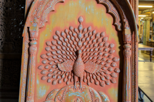 Painted Peacock Panel