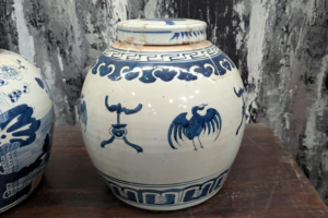 Porcelain Symbol Jar