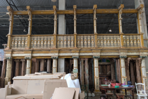 Carved Wooden Balcony