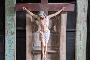 Wooden Crucifix Panel
