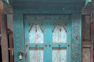 Painted Wooden Door