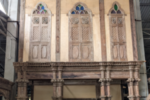 Three-Window Wooden Facade