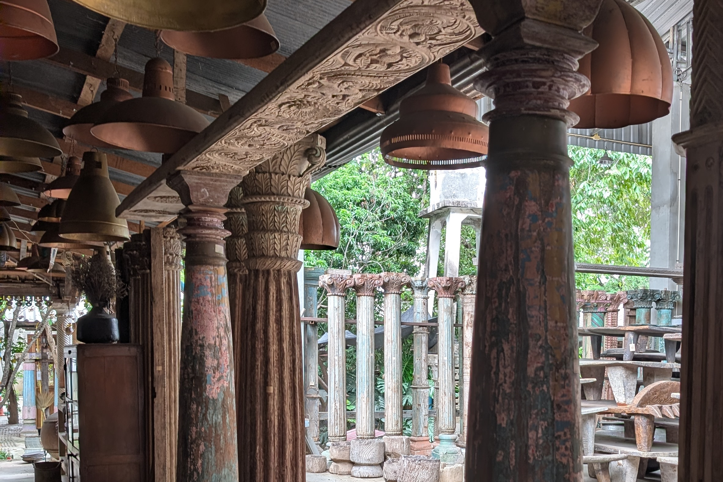 Pillar Set with Top Beam