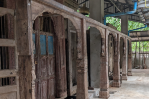 Five-Arch Teak Façade