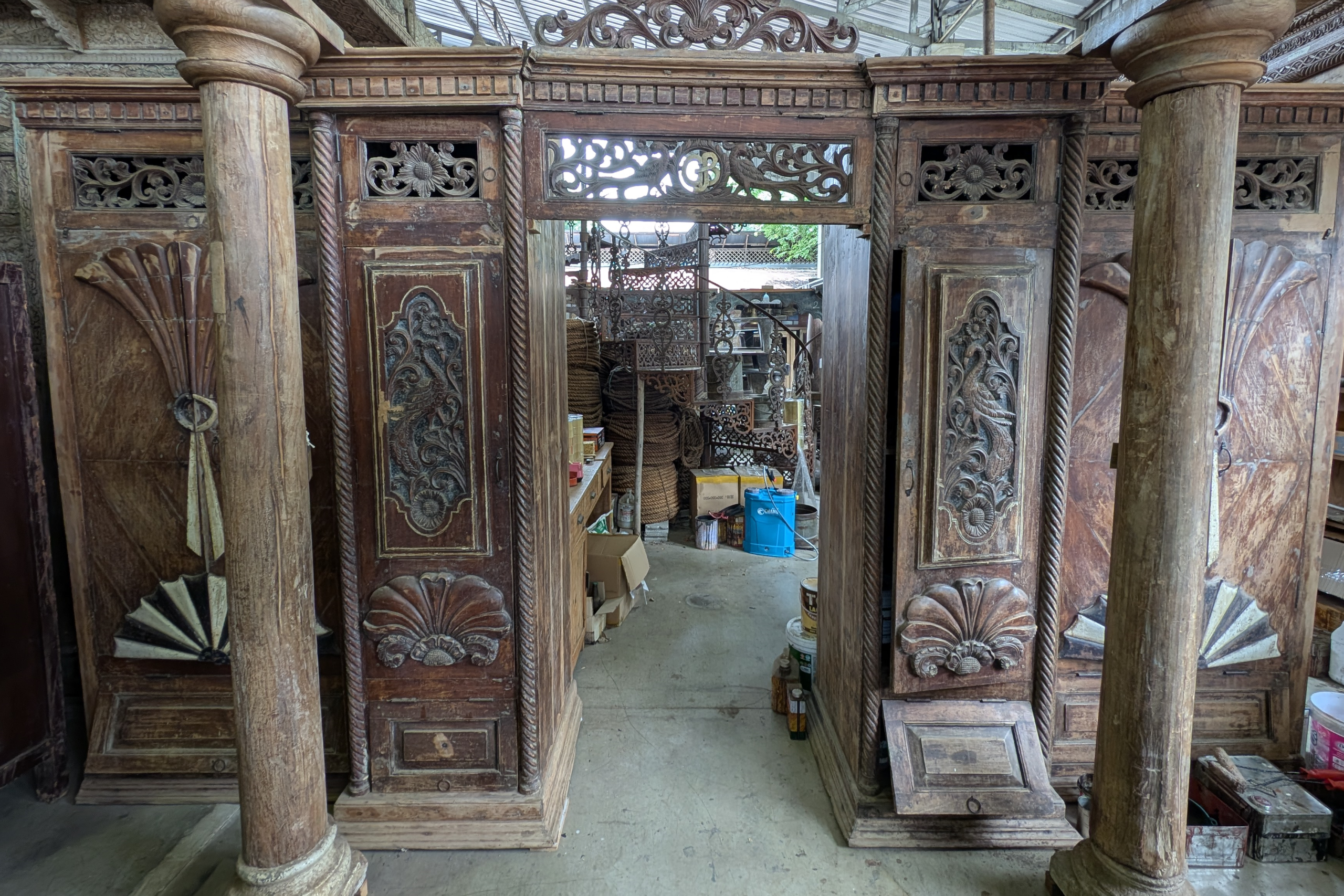 Wooden doorway