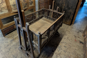 Teak Baby Swing Bed