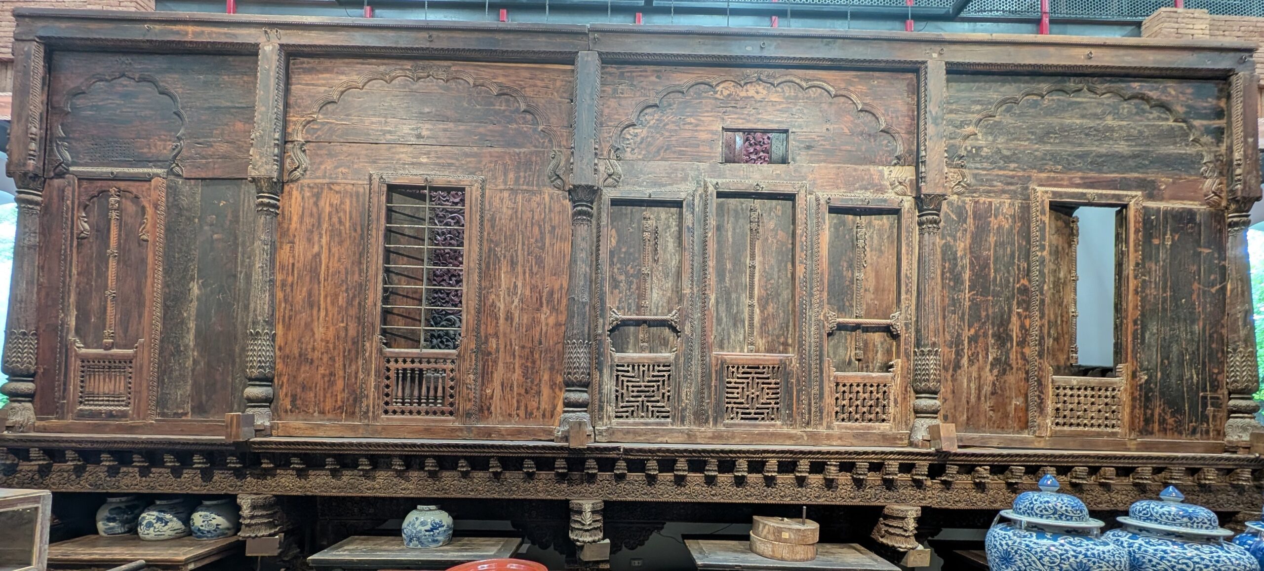 Carved Balcony Facade