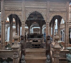 Arched Wooden Pavilion