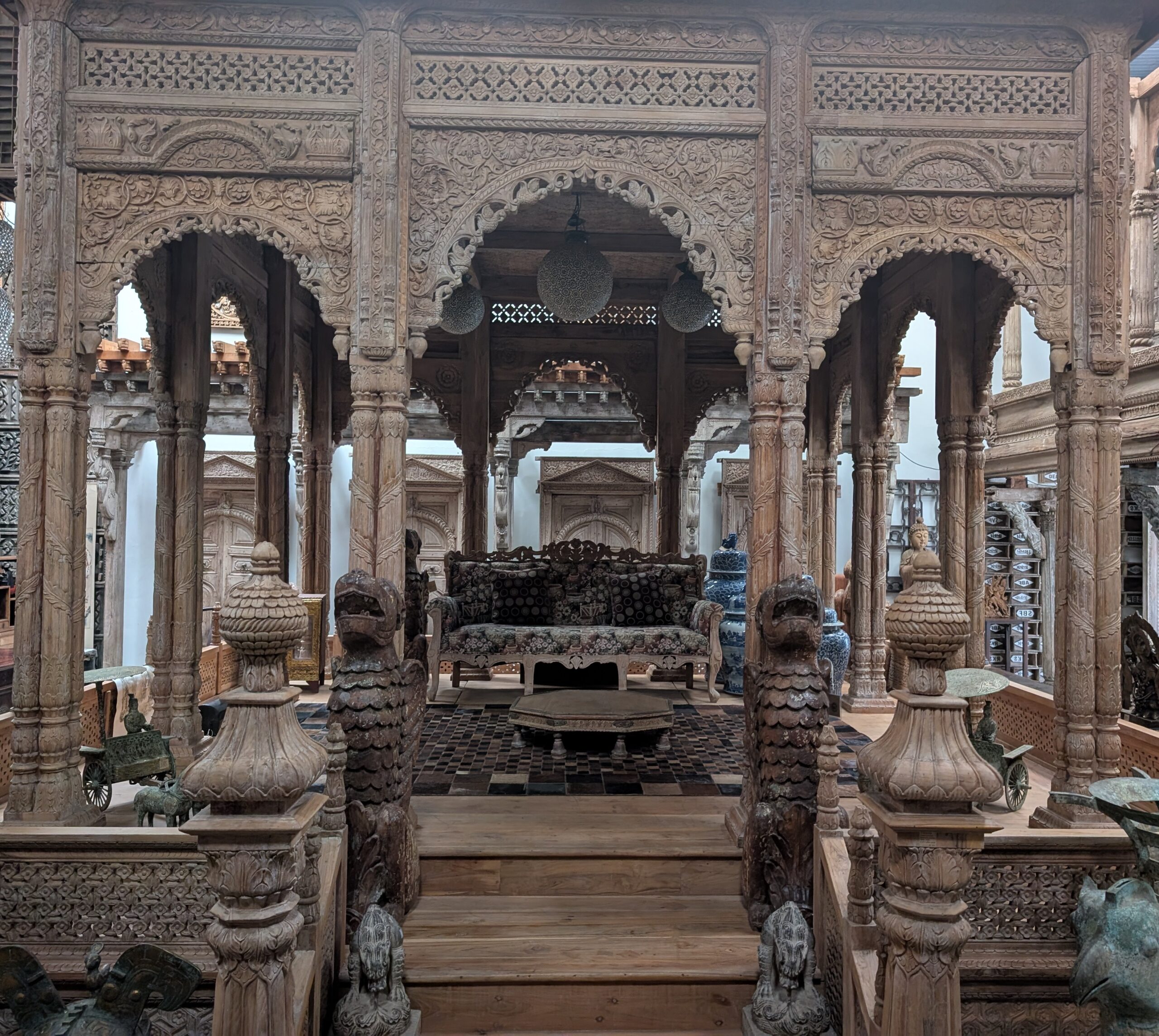 Arched Wooden Pavilion
