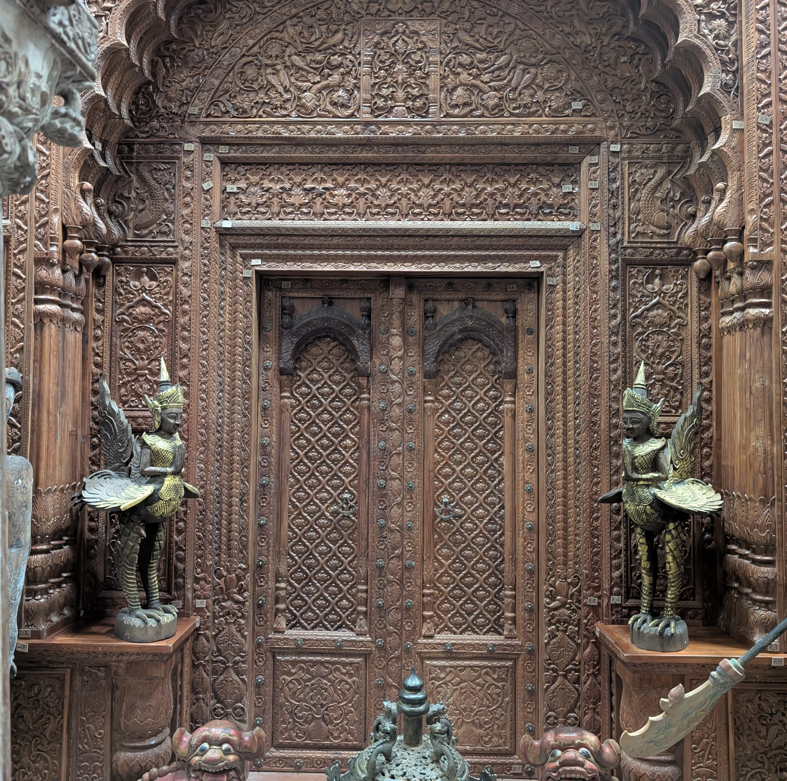 Teak Entrance Door