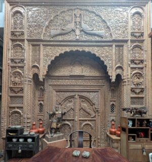 Carved Entrance Door