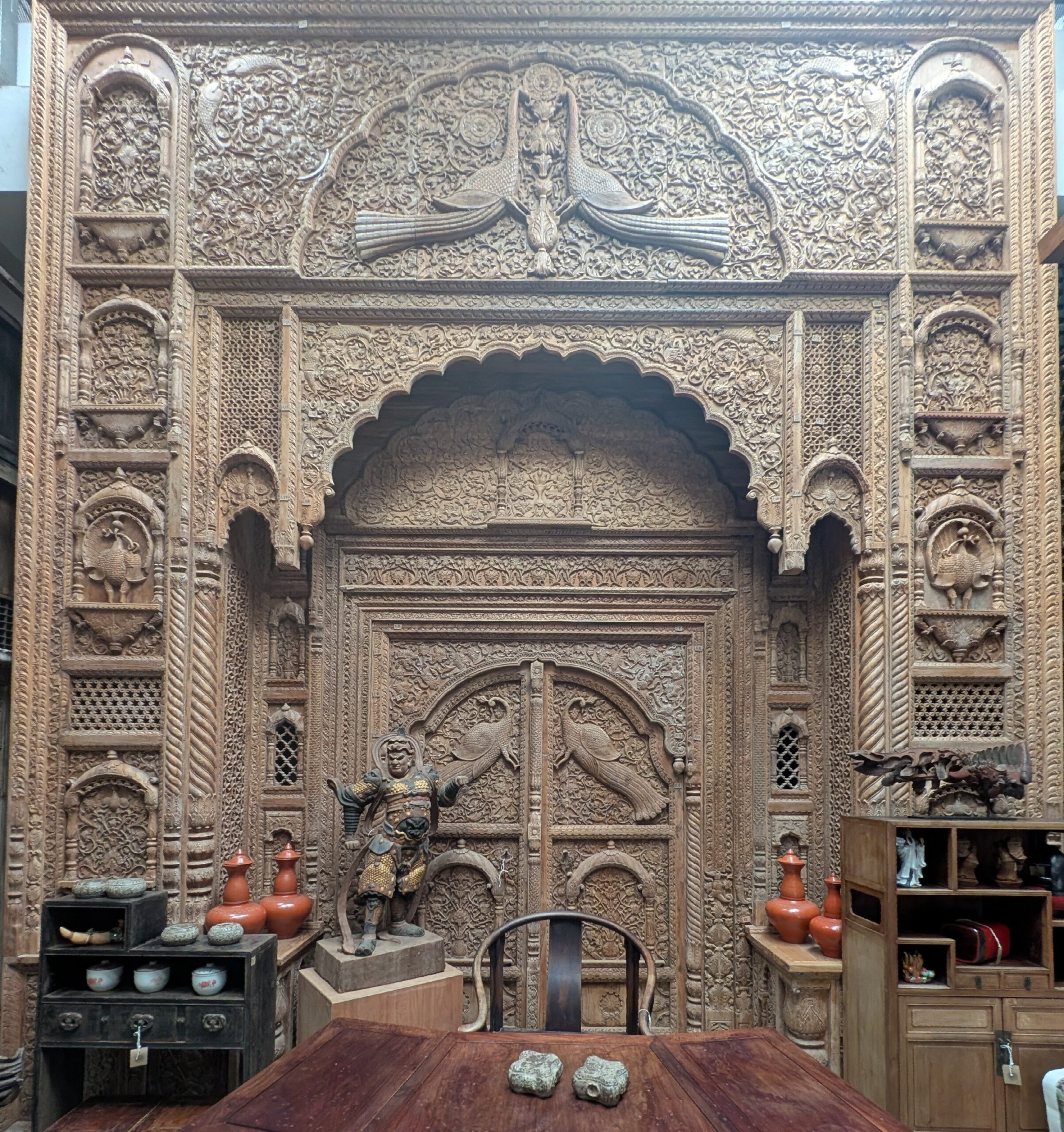 Carved Entrance Door