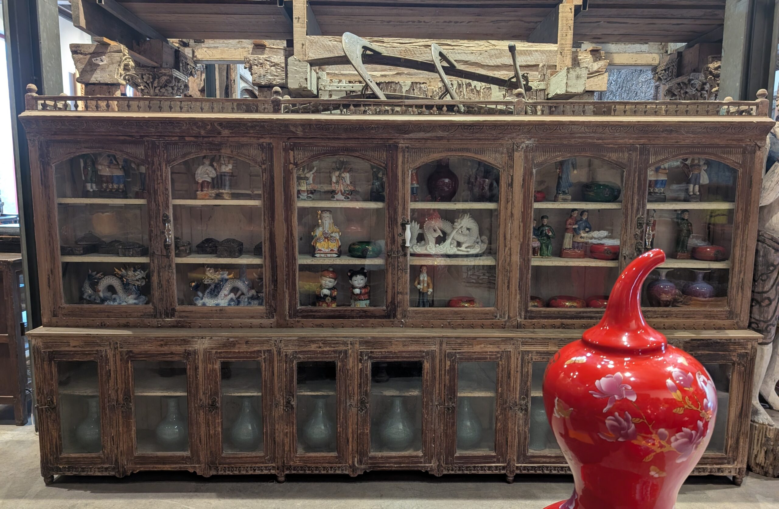Glass door cabinet - Image 2