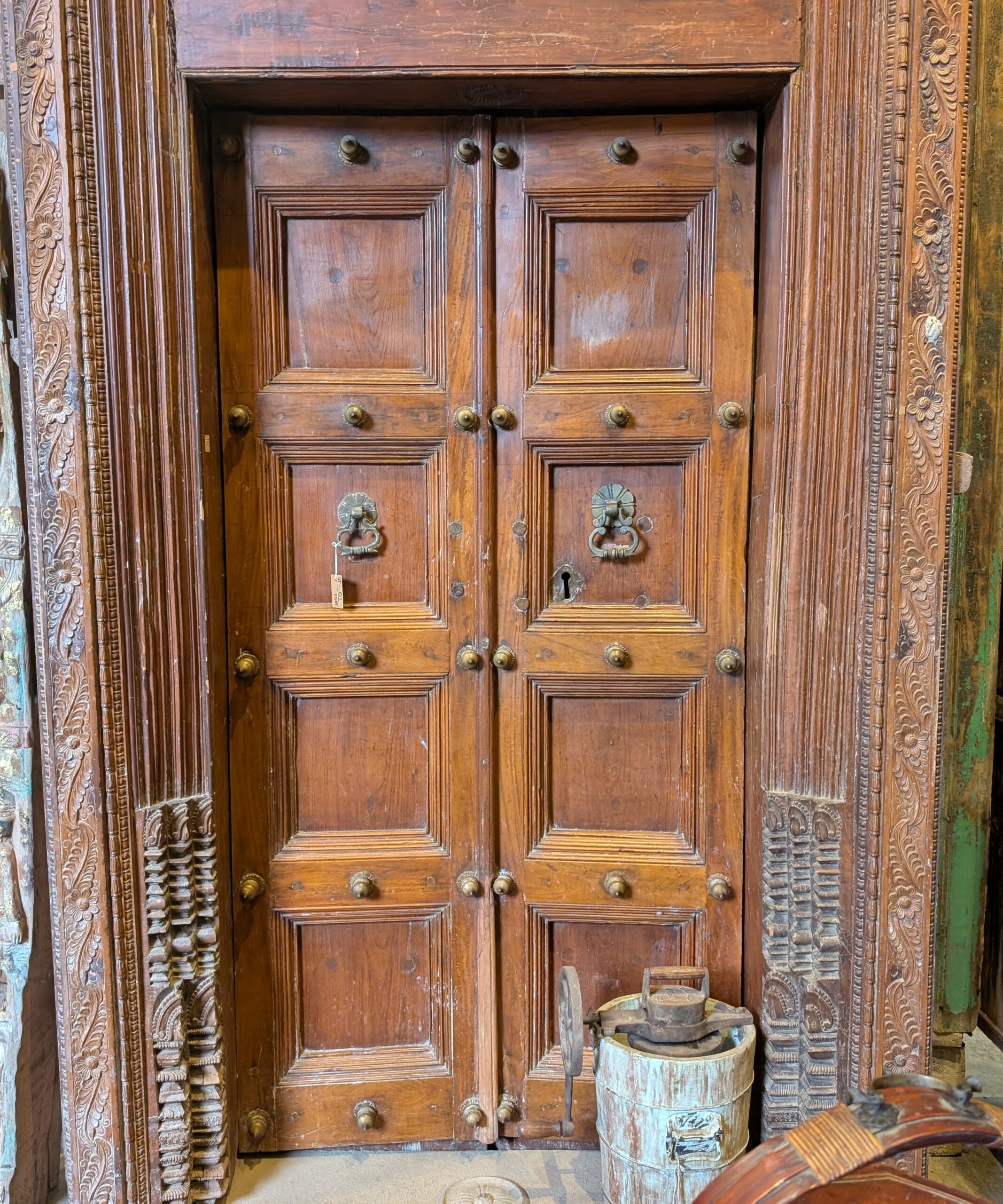 Indian Teak Framed Door - Image 2