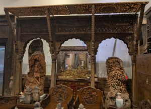 Three-Arch Wooden Pavilion
