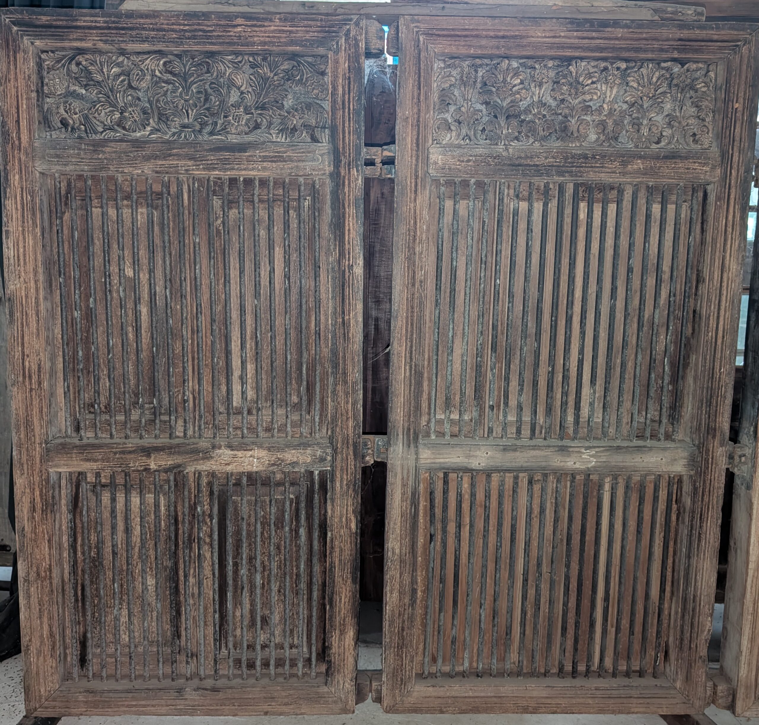 Window with iron grill - Image 2