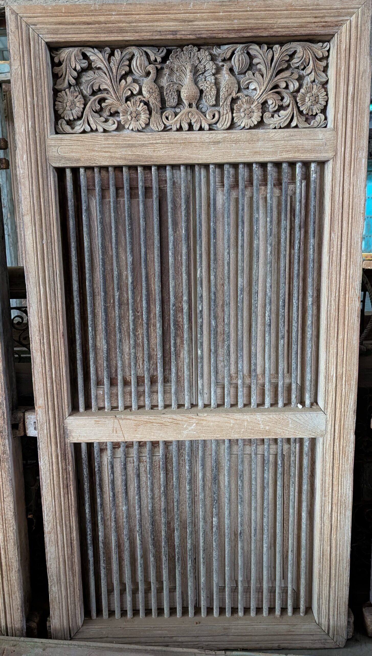 Window with iron grill - Image 2