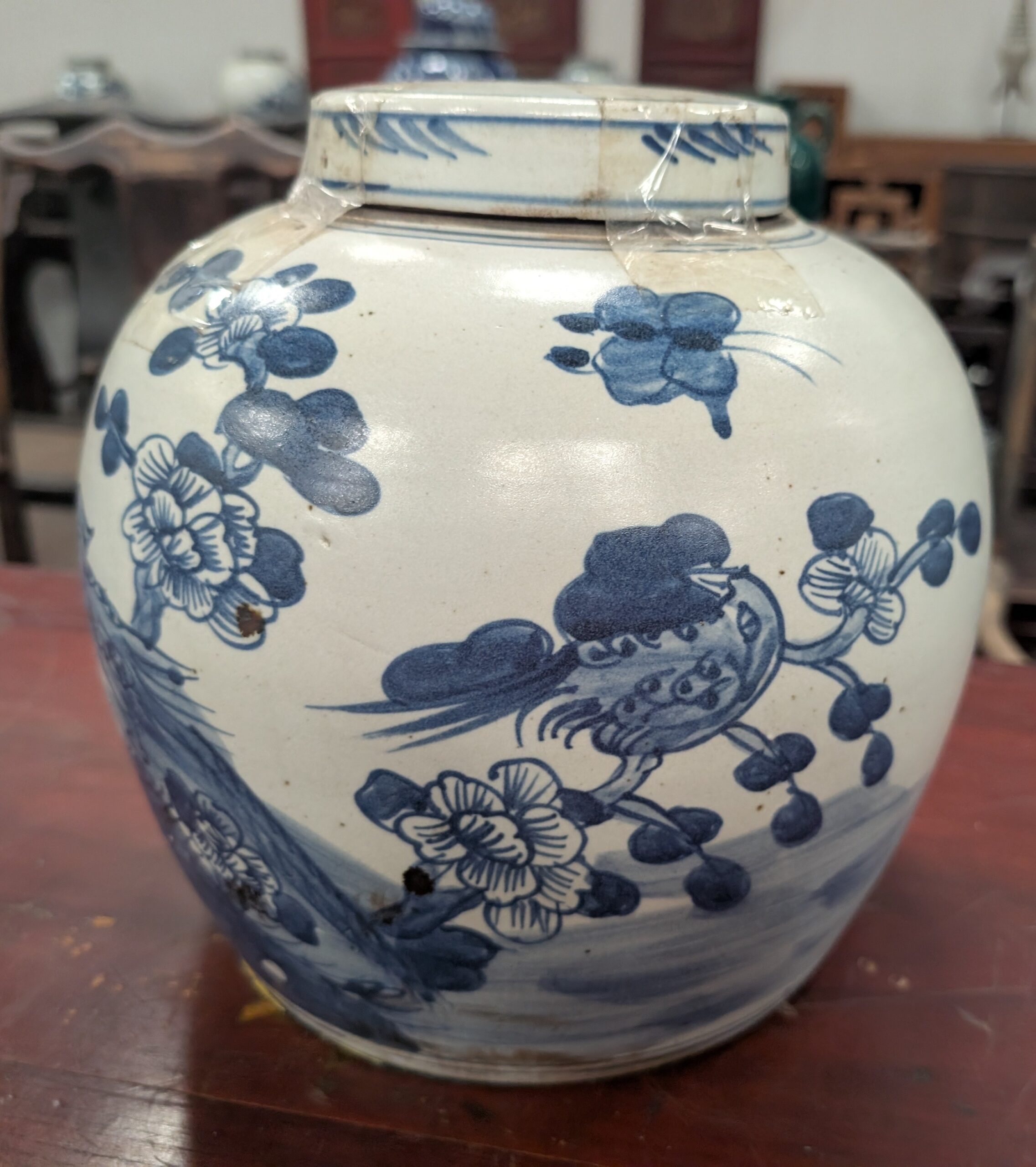 Bird and Peony Jar - Image 2