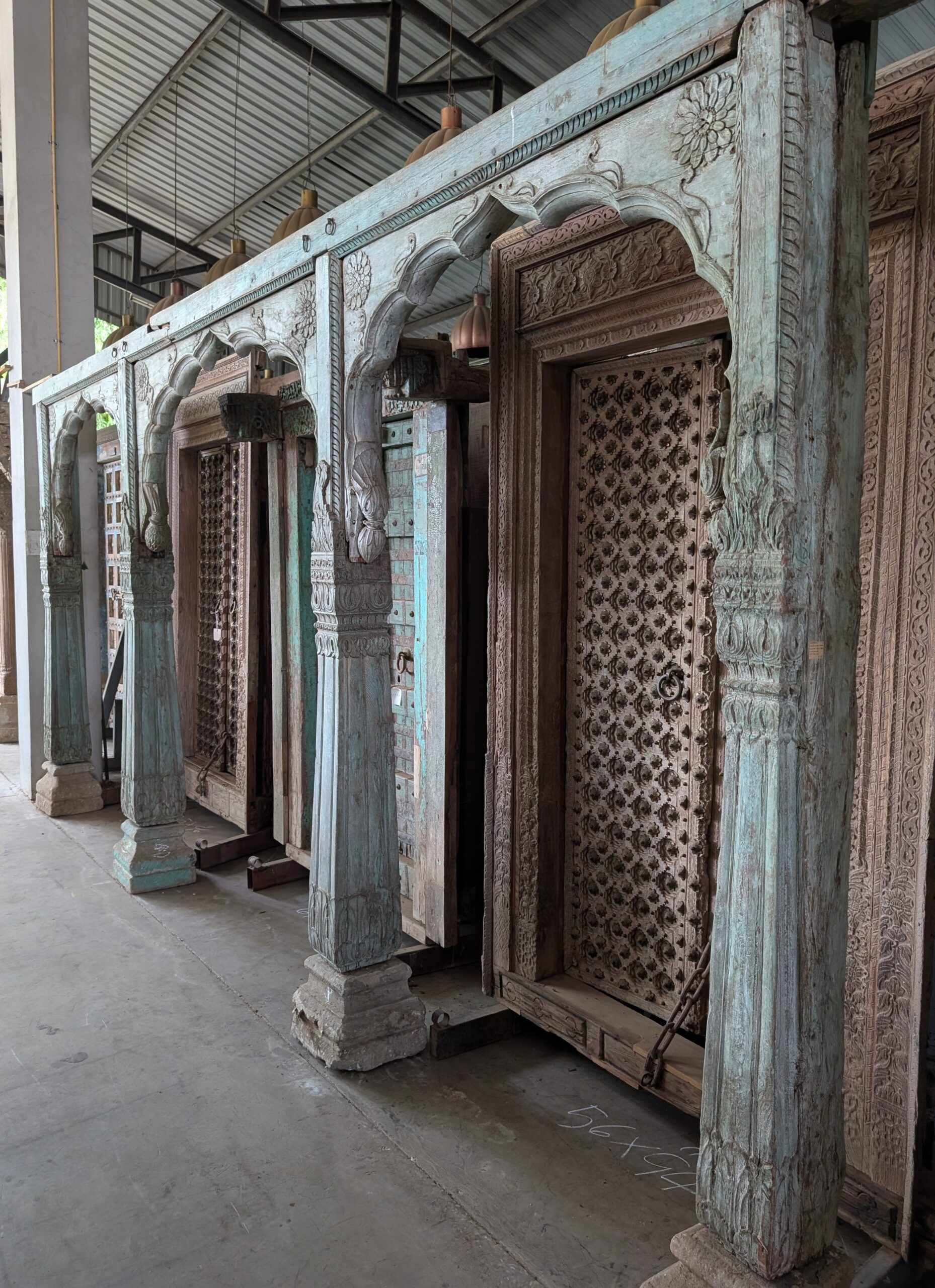 Three-Arch Teak Façade - Image 2
