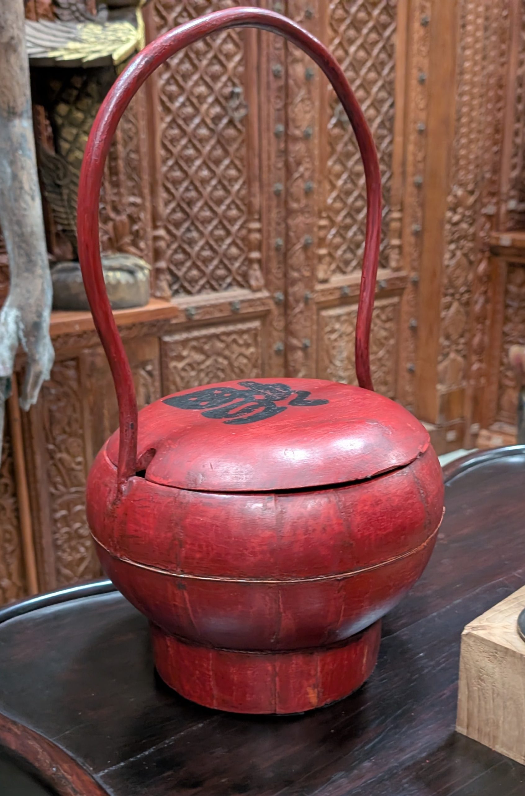 Red Shanxi Food Container - Image 2